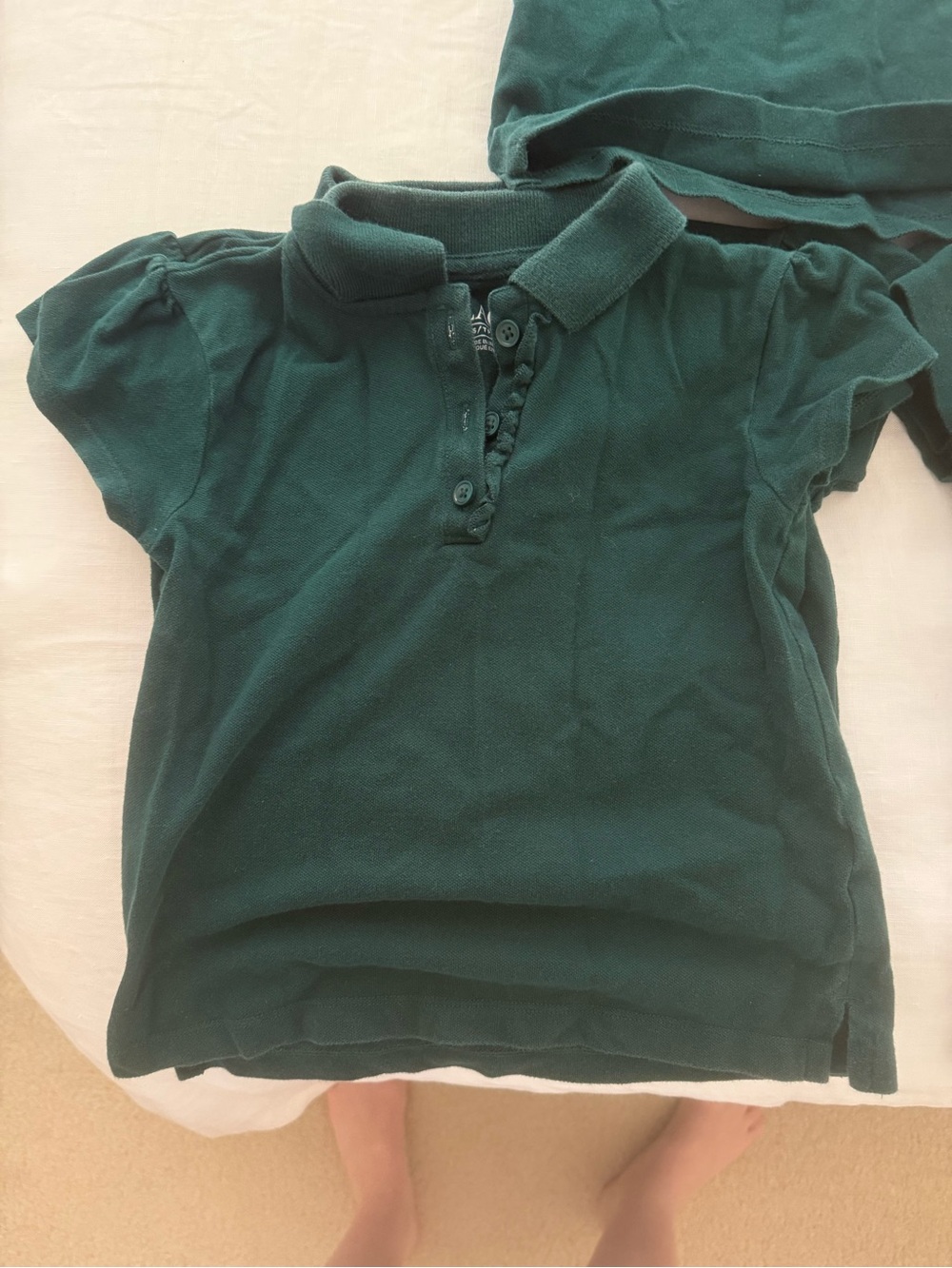 Children’s Place Dark Green Polo Top